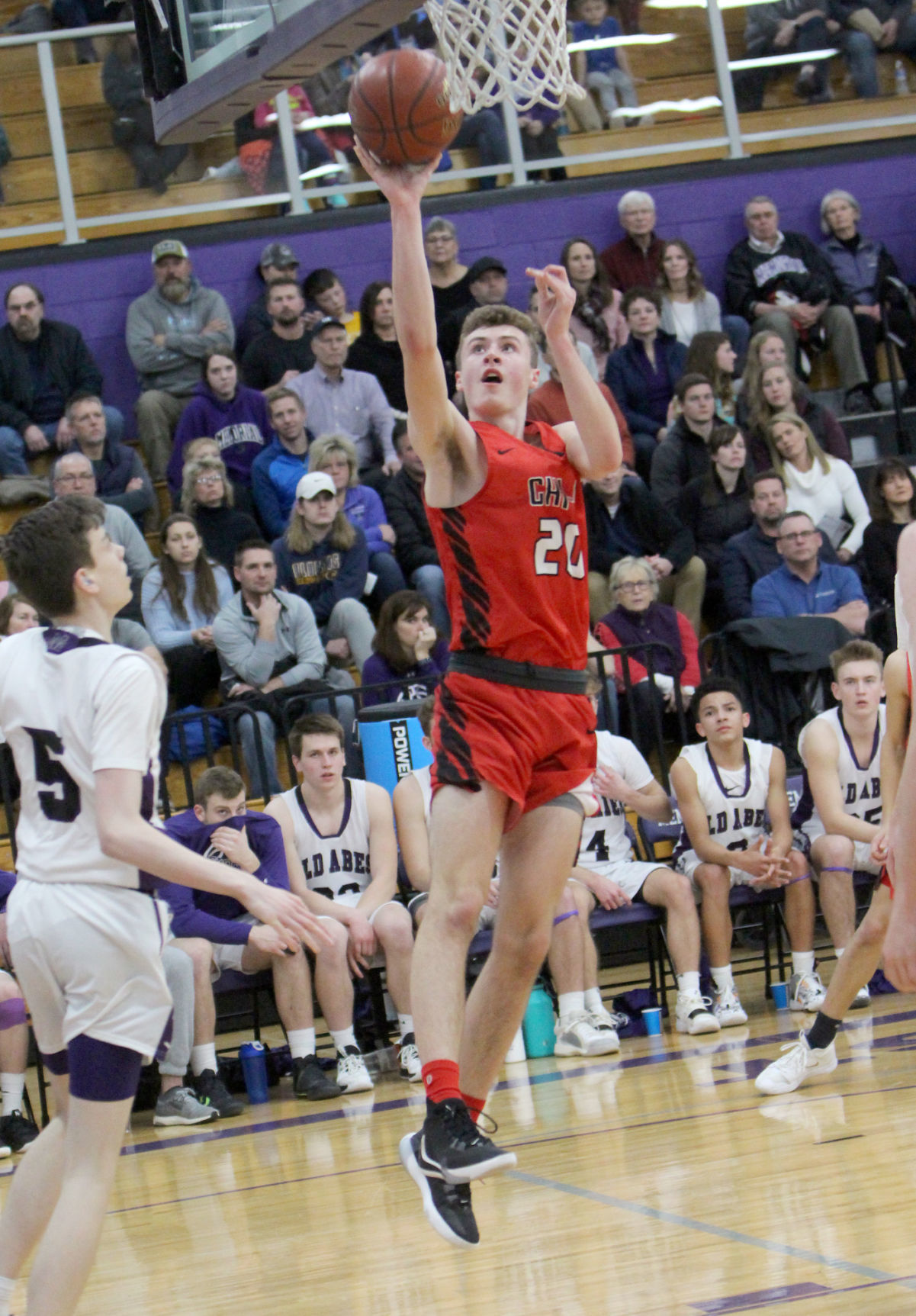 Chi-Hi boys basketball at Eau Claire Memorial 1-3-20